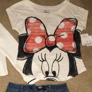 Minnie Mouse t shirt juniors small